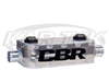 CBR 9 Plate Stainless Oil Cooler Heat Exchanger 1-1/2" Radiator In/Out AN -12 ORB Oil Cooler In/Out