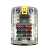 K-FOUR 19-133 6 CIRCUIT ATC FUSE PANEL WITH OUT GROUNDING CIRCUIT
