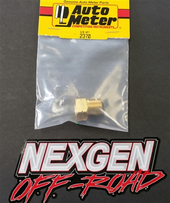 Auto Meter 2370 Temperature Adapter 3/8" Brass NPT