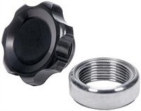 BILLET FILLER CAP WITH WELD-ON BUNG BLACK ALLSTAR ALL36167