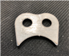 Steel Weld-On Double AN -3 Bulkhead Fitting Mounting Tab With 3/8" Holes Radius for 1 1/2 Tubeing