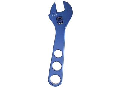 BIG END PERFORMANCE 41081 Adjustable AN Aluminum Wrench -3 AN to -20 An Wrench