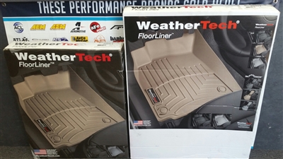 WeatherTech FloorLiner for Ford F-150 SuperCrew Bucket- 2015-2017 - Black