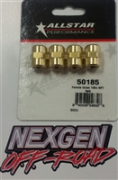 Allstar Fittings Brass FEMALE 1/8" NPT to 1/8 NPT Female Set Of 4 ALL50185