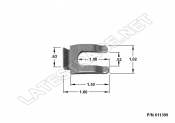 STAINLESS BRAKE LINE CLIP