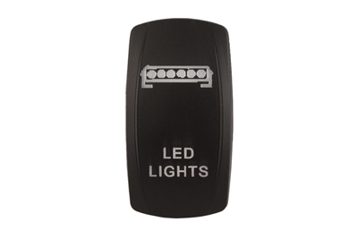 Rocker switch Cover "LED LIGHTS" K four Carling Style Contura 65-160