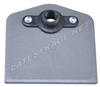 Flat tab w/ nut plate  3/8-24