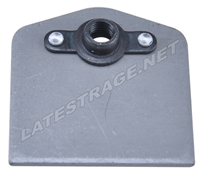 Flat tab w/ nut plate  3/8-24