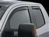 TOYOTA TUNDRA WEATHER TECH RAIN GUARDS FOR 2007-2014 DOUBLE CAB 4 PC SET