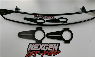 14" Rearview Mirror Kit -1.750 Short Brackets Latest Rage Longacre Racing