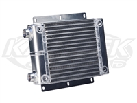 CBR Small Off-Road Dual Pass Oil Cooler Without Fan Or Shroud AN -10 ORB Oil Cooler Inlet/Outlet