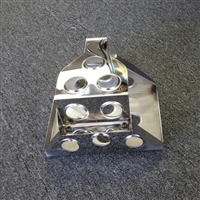 Optima Polished Stainless Steel Dimple Die Battery Box AC996120DLXSS