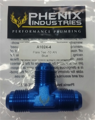 -10 AN MALE TO MALE FLARE TEE PHENIX INDUSTRIES       A1024-3   A1024-4 A-1024-5