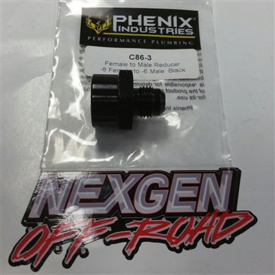 -8 FEMALE TO -6 MALE REDUCER PHENIX