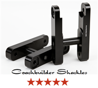 COACHBUILDER +2â€ SHACKLE KIT ( PROVIDES 1.25â€ OF ACTUAL LIFT ) TUNDRA 2007+