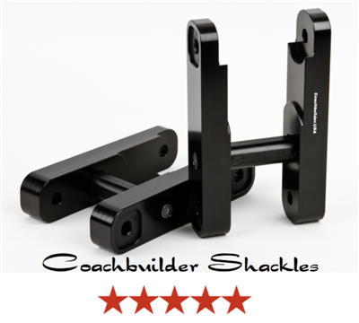 COACHBUILDER +3â€ SHACKLE KIT ( PROVIDES 1.75â€ OF ACTUAL LIFT ) TUNDRA 2007+