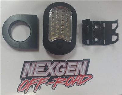 Black Housing Battery Powered Removable LED Dome Light Kit RZR