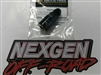 Phenix EFI Adapter Straight Male -6AN to 5/16" Female Spring Lock Black Ea USA