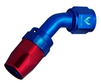 45 DEGREE COMPRESSION AN SWIVEL -10 RED/BLUE