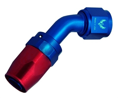 45 DEGREE COMPRESSION AN SWIVEL -10 RED/BLUE