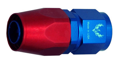 STRAIGHT COMPRESSION AN SWIVEL -16 RED/BLUE