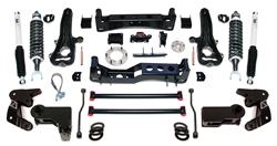 2009 to 2011 Dodge Ram 1500 4WD 6 Inch Crossmember/Knuckle Lift Kit with Front MX2.75 Coilovers and MX-6 Shocks