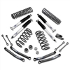 2003 to 2006 Jeep TJ Wrangler and Rubicon 4 Inch Short Arm Lift Kit with ES3000 Shocks