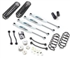 2007 to 2015 Jeep JK Wrangler Non-Rubicon 4WD 4 Inch Stage I Lift Kit with ES9000 Shocks