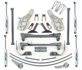 1997 to 2003 FORD F150 and F250 LD 4WD 4 Inch Lift Kit with ES3000 Shocks