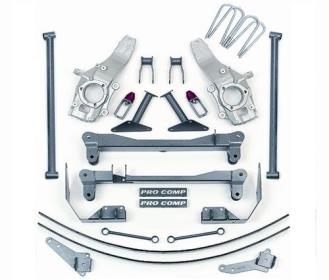 1997 to 2003 FORD F150 and F250 4WD 4 Inch Lift Kit with MX-6 Shocks