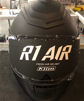 PCI Klim Matte Black Adult R1 PUMPER HELMET BLOWN AND WIRED