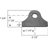 TAB 1/2 HOLE - 3/16 THICK