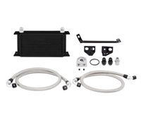 Mishimoto Oil Cooler Kit: 2015+ Ford Mustang Ecoboost MMOC-MUS4TBK Thermostatic Oil Cooler Kit - Black