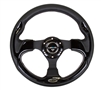 NRG Innovations RST-001BK REINFORCED STEERING WHEEL- 320MM SP