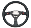 NRG Race Series Steering Wheels/ W DUAL BUTTONS LEATHER