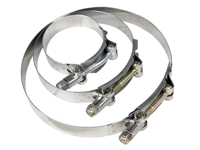 Off-Road Stainless Steel T-Bolt Clamps TB325 3 1/4 TO 3 9/16