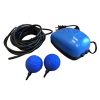 This picture shows a backup air pump for koi pond aeration. Koi Pond Air Pump - Pond Air 10