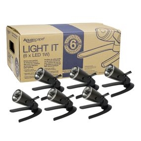 Garden and Pond 1-Watt LED Spotlight 6-Pack Aquascape