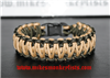 Paracord Bracelet - Double Solomon Bar Weave - 2 Color