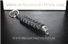 Solomon Bar Paracord Keychain with Large Skull Bead