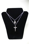 Mother Mary Cross-Medal Necklace