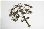 Old Gold Toned Station of the Cross Rosary
