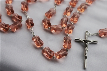 Pink Crystal Rosary