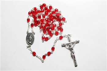 Red Crystal Rosary