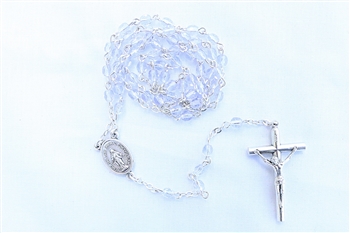 Light Purple Crystal Rosary