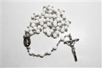 White Crystal Rosary