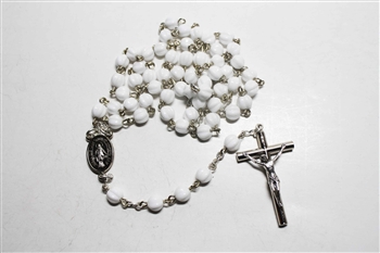 White Crystal Rosary