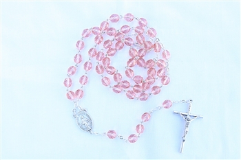 Pink Crystal Rosary