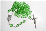 Green Crystal Rosary