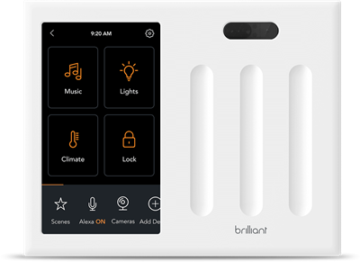 Panel 3 touchscreen marca Brilliant